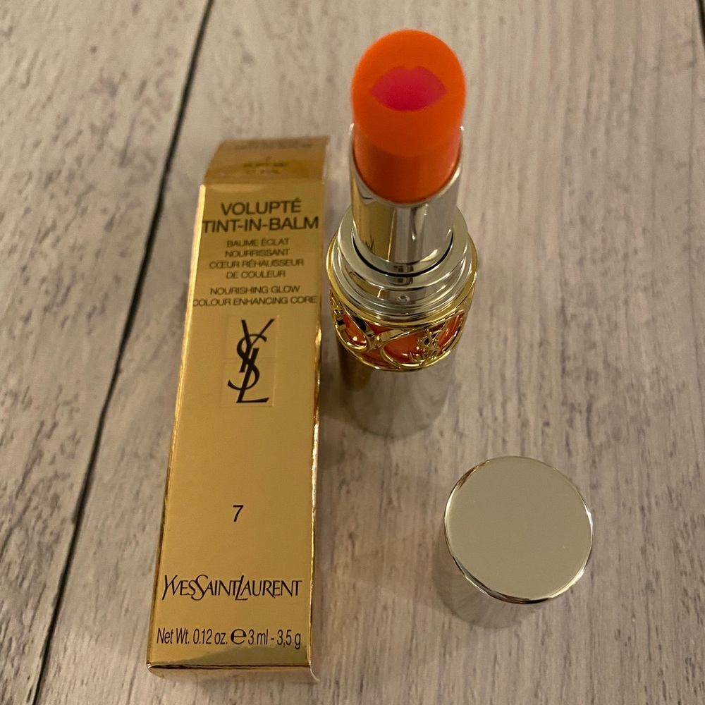 YSL Tint in Balm 7 “Flirt Me Coral” NIB